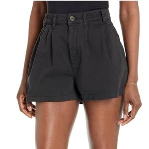 Free People Billie Chino Shorts Black